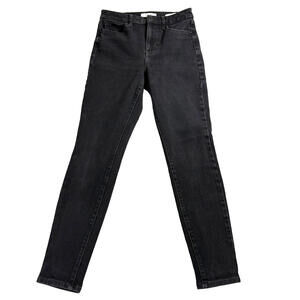 Guess Jeans Womens Size 26 Black 1981 Skinny Stretch Denim Y2K Retro Fit Styles!